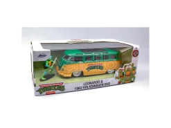Jada Toys Jada31786 Vw Bus T1 1962 W/turtle Leonardo Figura 1:24 Modellino