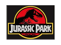 JURASSIC PARK LOGO FLAT MAGNET MAGNETI AQUARIUS ENT