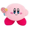 Kirby Nuiguru-knit Peluche Figura Kirby Con Invincible Candy Wand Tomy
