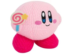 Kirby Nuiguru-knit Peluche Figura Kirby Con Invincible Candy Wand Tomy