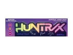 Kpop Demon Hunters Lampada Huntr/x Logo Blue Sky Studios