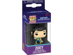 Kpop Demon Hunters Pop! Vinile Portachiavis 4 Cm Zoey  Funko