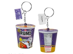 Kpop Demon Hunters Rumi Superstar Flavor Noodles Squishy Portachiavi Portachiavi Cinereplicas
