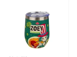 Kpop Demon Hunters Zoey Hamburger Thermal Tazza Da Viaggio Tazza Cinereplicas