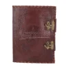Leather Diario Embossed Penta & Two Lock Agenda Nemesis Now