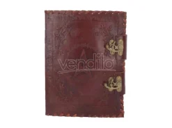 Leather Diario Embossed Penta & Two Lock Agenda Nemesis Now