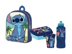 Lilo & Stitch Disney Zaino Basico Bambino + Set Regalo 3 In 1 Accessori