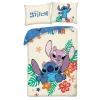 Lilo & Stitch Duvet Set Stitch & Angel Flowers 140 X 200 Cm / 70 X 90 Cm Halantex
