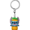 Lilo&stitch Pop! Vinile Portachiavis 4 Cm Stitch In Pineapple  Funko