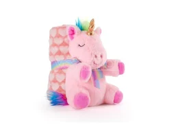 Lily Unicorn Soft Blanket + Peluche 22cm Perletti