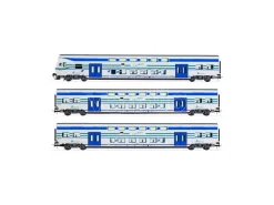 LIMA HL5050 FS TRENITALIA 1 LOCOMOTIVA + 2 CARROZZE INTERMEDIE 1:87 Modellino