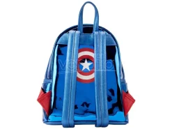 Loungefly Marvel Captain America Metallic Zaino 26cm Loungefly