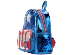 Loungefly Marvel Captain America Metallic Zaino 26cm Loungefly