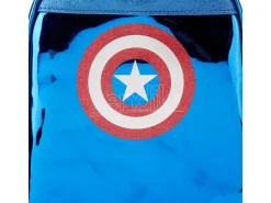 Loungefly Marvel Captain America Metallic Zaino 26cm Loungefly