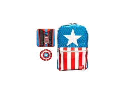 Loungefly Marvel Captain America Zaino Con Spilla 45cm Loungefly