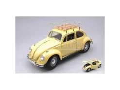 LUCKY DIE CAST LDC92078AY VW BEETLE 1967 CAMPING VERSION YELLOW 1:18 Modellino