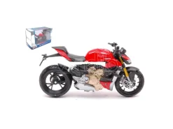 MAISTO MI20075 DUCATI SUPER NAKED V4 S 2020 RED 1:18 Modellino