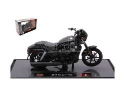 MAISTO MI16946 HARLEY DAVIDSON STREET 750 2015 MATT BLACK 1:18 Modellino