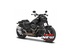 MAISTO MI22937 HARLEY DAVIDSON FAT BOB 114 2022 BLACK 1:18 Modellino