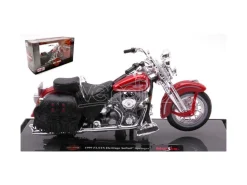 MAISTO MI21906 HARLEY DAVIDSON FLSTS HERITAGE SOFTAIL SPRINGER 1999 AMARANT 1:18 Modellino