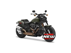 MAISTO MI21854 HARLEY DAVIDSON FAT BOB 114 OLIVE MATT 1:18 Modellino