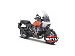 MAISTO MI32338 HARLEY DAVIDSON PAN AMERICA 1250 WHITE ORANGE 1:12 Modellino