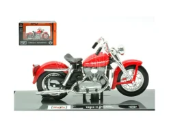 MAISTO MI24911 HARLEY DAVIDSON K MODEL 1952 RED 1:18 Modellino