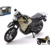MAISTO MI21836 KAWASAKI KLR 650 SAND COLOR/BLACK 1:18 Modellino