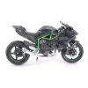 Maisto MI16880 KAWASAKI NINJA H2 R BLACK/GREEN 1:12 Modellino