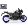 MAISTO MI23090 YAMAHA MT-10 SP 2023 SILVER/BLACK/BLUE 1:18 Modellino
