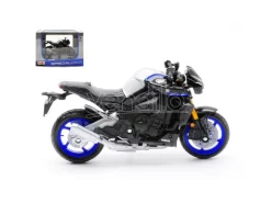 MAISTO MI23090 YAMAHA MT-10 SP 2023 SILVER/BLACK/BLUE 1:18 Modellino