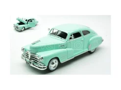 MAISTO MI32921B CHEVROLET FLEETLINE AEROSEDAN 1948 LIGHT GREEN 1:25 Modellino