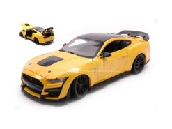 MAISTO MI31452Y FORD MUSTANG SHELBY GT500 2020 YELLOW 1:18 Modellino