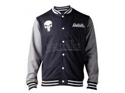 Marvel - The Punisher - Men's Varsity Giacca Difuzed