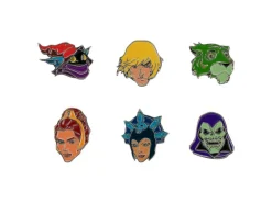 Masters Of The Universe Spilla Badges 6-pack Characters Cinereplicas