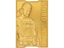 Metal Gear Solid 2 Ingot Snake 24k Gold Plated Edizione Limitata Fanattik