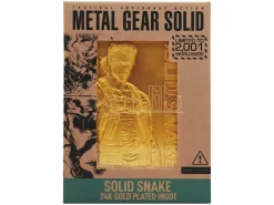 Metal Gear Solid 2 Ingot Snake 24k Gold Plated Edizione Limitata Fanattik