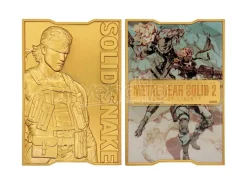 Metal Gear Solid 2 Ingot Snake 24k Gold Plated Edizione Limitata Fanattik
