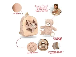 Milly Bear Zaino Con Peluche 26cm Perletti