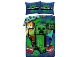 Minecraft Duvet Set Ver. 10 140 X 200 Cm / 70 X 90 Cm Halantex