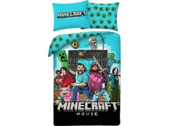 Minecraft Movie Duvet Set Ver. 2 140 X 200 Cm / 70 X 90 Cm Halantex