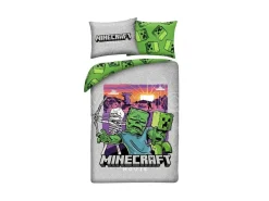 Minecraft Movie Duvet Set Ver. 1 140 X 200 Cm / 70 X 90 Cm Halantex