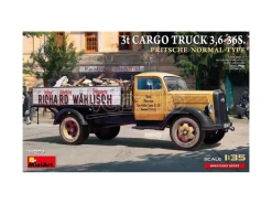 MINIART MIN38079 CARGO TRUCK 3t 3,6-36S. PRITSCHE-NORMAL-TYPE KIT 1:35 Modellino