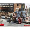 Miniart Min38055 European Agricultural Tractor Con Cart Kit 1:35 Modellino