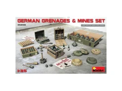 MINIART MIN35258 GERMAN GRENADES & MINES SET KIT 1:35 Modellino