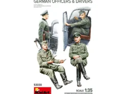 MINIART MIN53030 GERMAN OFFICERS & DRIVERS KIT 1:35 Modellino
