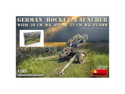 Miniart MIN35269 GERMAN ROCKET LAUNCHER WITH 28 cm WK Spr & 32 cm FLAMM KIT 1:35 Modellino