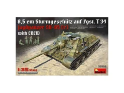 Miniart MIN35229 JAGDPANZER SU-85 (R) W/CREW KIT 1:35 Modellino