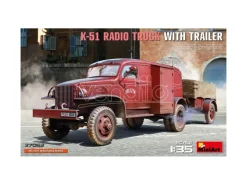MINIART MIN37062 K-51 RADIO TRUCK W/TRAILER KIT 1:35 Modellino
