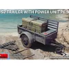 MINIART MIN35426 K-52 TRAILER W/POWER UNIT PE-95 KIT 1:35 Modellino